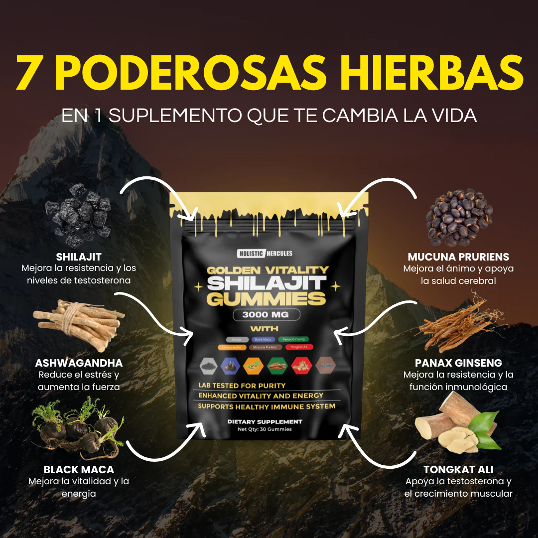 Gomitas de Shilajit